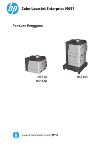 HP Color LaserJet Enterprise M651 User Guide