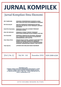 Jurnal Kompilasi Ilmu Ekonomi - Journals | STIE Kesuma Negara