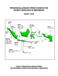 penanggulangan krisis kesehatan akibat bencana di indonesia