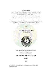 tugas akhir - USU-IR - Universitas Sumatera Utara
