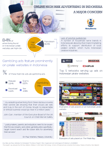 ONLINE HIGH RISK ADVERTISING IN INDONESIA A MAJOR
