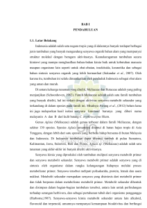 BAB I PENDAHULUAN 1.1. Latar Belakang Indonesia adalah salah