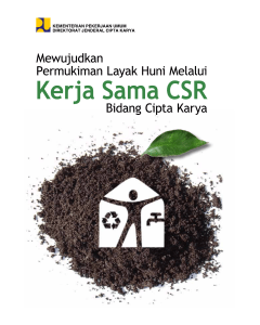 CSR Bidang Cipta Karya