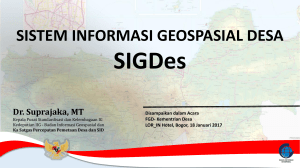sistem informasi geospasial desa - Balilatfo