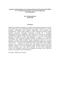 Gambaran kejadian Hipertensi Gravidarum Berdasarkan