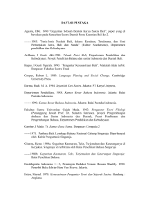 DAFTAR PUSTAKA Agastia, IBG. 1980 ”Geguritan