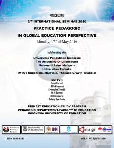 PRACTICE PEDAGOGIC IN GLOBAL EDUCATION PERSPECTIVE