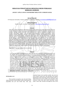 rekayasa pengetahuan mengenai mesin perkakas