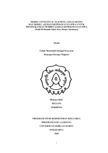 i MODEL CONTEXTUAL TEACHING AND LEARNING DAN MODUL