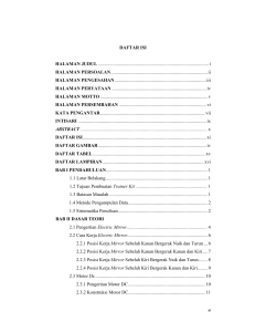 DAFTAR ISI HALAMAN JUDUL