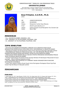 Dewi Prihatini, SEMM, Ph.D. PENDIDIKAN TOPIK
