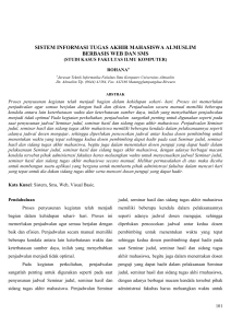 sistem informasi tugas akhir mahasiswa almuslim berbasis