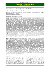 Chimica et Natura Acta - Jurnal Universitas Padjadjaran