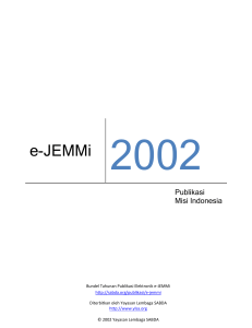 e-JEMMi 2002 - SABDA