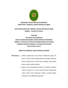 mahkamah agung republik indonesia direktorat jenderal badan