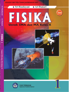 Cover FISIKA 10 Sri Handayani