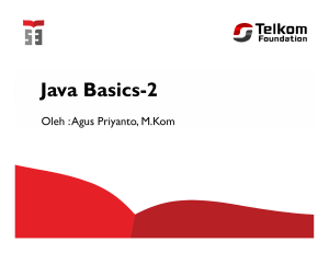 Java Basics-2
