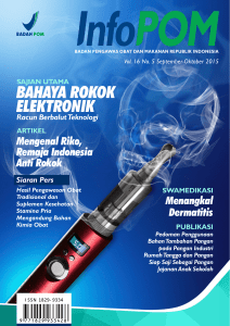bahaya rokok elektronik - Perpustakaan BPOM