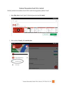 Panduan memasukkan Gmail ke Android - Bits UB