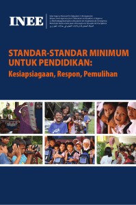 standar-standar minimum untuk pendidikan