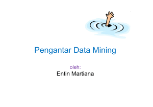 Pengantar Data Mining [Compatibility Mode]