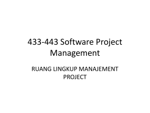 433-443 Software Project Management