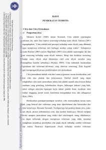 Analisis pembentukan citra PT Indocement tunggal