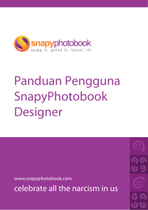 Panduan Pengguna SnapyPhotobook Designer t