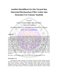 Analisis Identifikasi Serviks Normal dan Abnormal Berdasarkan