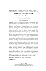 peraturan perkawinan beda agama di indonesia