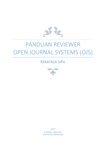 panduan reviewer open journal systems (ojs)