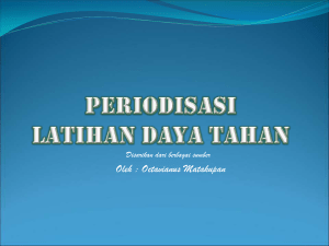 Octavianus Matakupan - kelas periodisasi program latihan