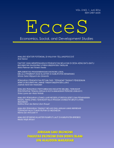 Economics, Social, and Development Studies - e
