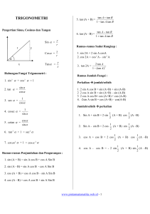 TRIGONOMETRI - purwantowahyudi.com
