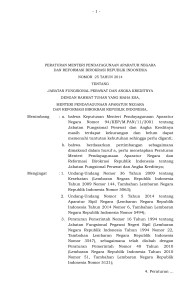 Permenpan 25-2014 Jabatan Fungsional