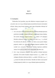 BAB V PENUTUP 5.1. Kesimpulan Berdasarkan hasil penelitian