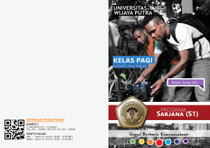 E-Brochure - SIM UWP - Universitas Wijaya Putra