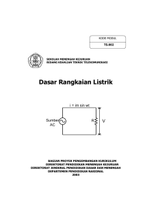 Dasar Rangkaian Listrik - e-Learning Sekolah Menengah Kejuruan