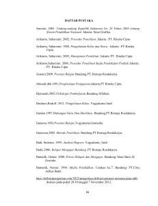 Daftar Pustaka - Universitas Muhammadiyah Surakarta