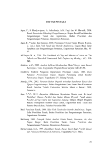 DAFTAR PUSTAKA Agus, F., S. Hardjowigeno, A