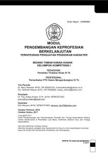 modul pengembangan keprofesian berkelanjutan