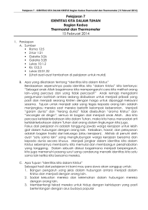 Pelajaran 1 - Real Time Faith