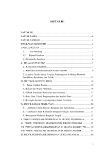 DAFTAR ISI - Kementerian Pemberdayaan Perempuan dan