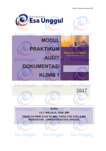 modul praktikum audit dokumentasi klinis 1 2017