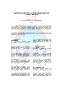 web desain sistem pengelolaan data mahasiswa