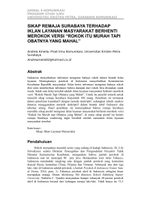 Template Jurnal e-Komunikasi - Student Journals