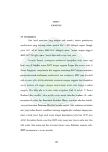 BAB V PENUTUP 5.1 Kesimpulan Dari hasil penelitian yang didapat