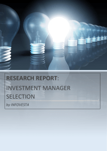 research report: investment manager selection