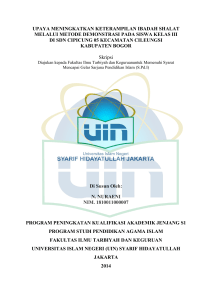 upaya meningkatkan keterampilan ibadah shalat