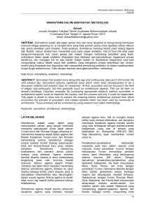 SINKRETISME DALAM ARSITEKTUR: METODOLOGI (PDF